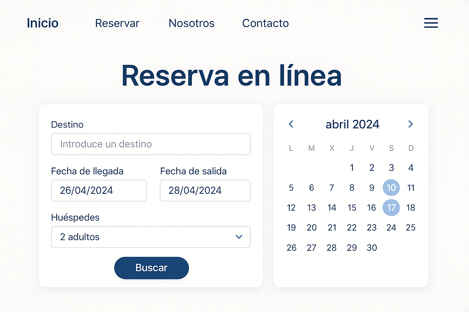 Reserva sin fricción